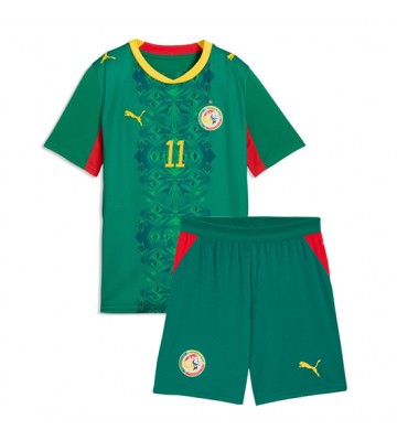 Senegal Nicolas Jackson #11 Udebanetrøje Børn VM 2026 Kortærmet (+ Korte bukser)